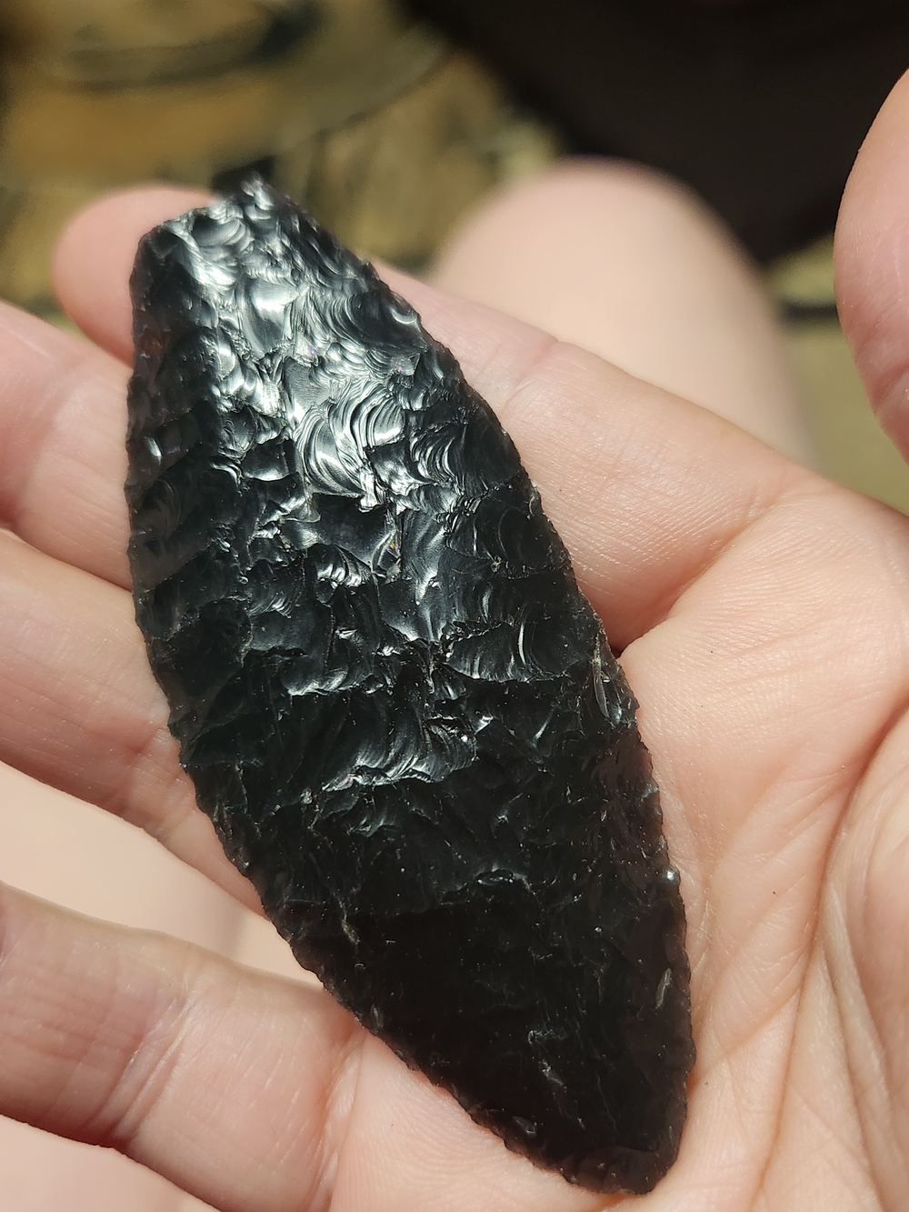 Obsidian Knife Blade - Black
